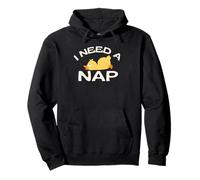 I Need a Nap Cruise Duck Lazy Moody Sleep Tired People Fun Pullover Hoodie