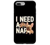 I Need a Nap Funny French Bulldog Mom Life Tired Parent Case for iPhone 7 Plus/8 Plus