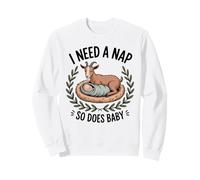 I Need A Nap So Does Baby Funny Tired Mom Goat Sweatshirt