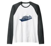 I Need a Vacation of Titanic Proportions Blueprint Raglan Baseball Tee