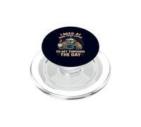 I Need AI More Than Coffee Tech Humor Robot Programming PopSockets PopGrip for MagSafe