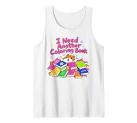 I Need Another Coloring Book Funny Hamster Coloring Lover Tank Top