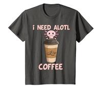 i Need Axolotl Coffee Funny Axolotl Inside Coffee Mug T-Shirt, Youth, Asphalt Grey, X-Small