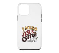 I Need Jesus Coffee & My Therapist Lord Saviour Bible Church Case for iPhone 12 mini