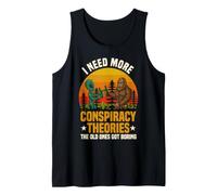 I Need More Conspiracy Theories Bigfoot Alien Tank Top