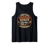 I Need More Hangar Space Vintage Aviation Design Tank Top