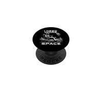 I Need More Space Astronaut Reading Book Spaceman Astronomy PopSockets Adhesive PopGrip