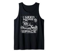 I Need More Space Astronaut Reading Book Spaceman Astronomy Tank Top