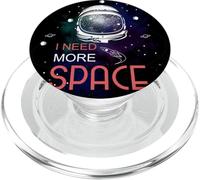 I Need More Space Astronaut Space Lover PopSockets PopGrip for MagSafe