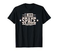 I Need More Space Astronauts Escaping Crowds Into Darkness T-Shirt