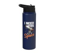 I Need More Space Astrophotography Astronomy Space Camera Stainless Steel Insulated Water Bottle