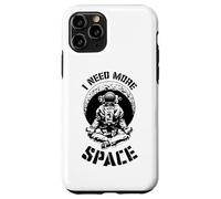 I Need More Space Yoga Astronaut Funny Retro Science Quote Case for iPhone 11 Pro