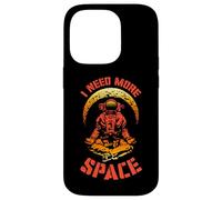 I Need More Space Yoga Astronaut Funny Retro Science Quote Case for iPhone 14 Pro