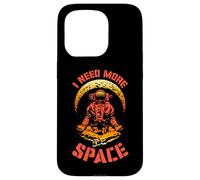I Need More Space Yoga Astronaut Funny Retro Science Quote Case for iPhone 15 Pro