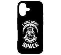 I Need More Space Yoga Astronaut Funny Retro Science Quote Case for iPhone 17