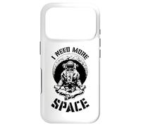 I Need More Space Yoga Astronaut Funny Retro Science Quote Case for iPhone 17 Pro