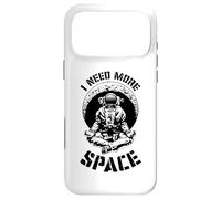 I Need More Space Yoga Astronaut Funny Retro Science Quote Case for iPhone 17 Pro Max
