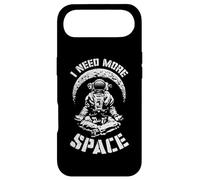 I Need More Space Yoga Astronaut Funny Retro Science Quote Case for iPhone Air