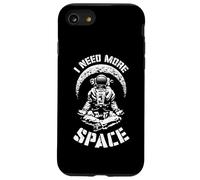 I Need More Space Yoga Astronaut Funny Retro Science Quote Case for iPhone SE (2020) / 7/8