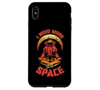 I Need More Space Yoga Astronaut Funny Retro Science Quote Case for iPhone XS Max