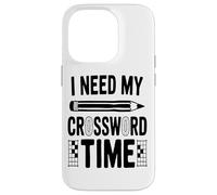 I Need My Crossword Time Puzzle Focus Crew Case for iPhone 14 Pro