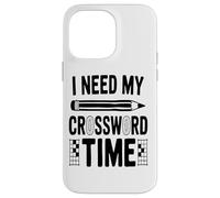 I Need My Crossword Time Puzzle Focus Crew Case for iPhone 14 Pro Max
