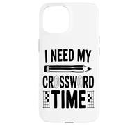 I Need My Crossword Time Puzzle Focus Crew Case for iPhone 15