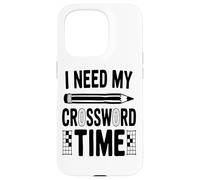 I Need My Crossword Time Puzzle Focus Crew Case for iPhone 15 Pro