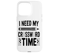 I Need My Crossword Time Puzzle Focus Crew Case for iPhone 15 Pro Max