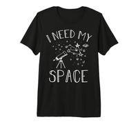 I Need My Space Cosmology Astronomy Telescope Premium T-Shirt