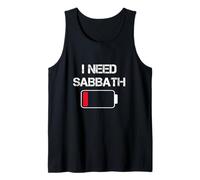 I Need Sabbath Battery Sabbath Keeper Seventh Day Adventist Tank Top