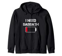 I need Sabbath Battery Sabbath Keeper Seventh Day Adventist Zip Hoodie