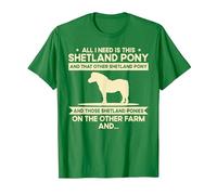 I Need This - Breed Shetland Pony Horse T-Shirt, Men, Kelly Green, 3X-Large
