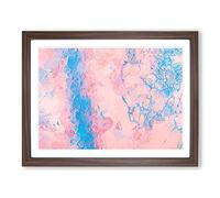 I Need Time In Abstract Modern Art Framed Print | A2 Walnut Framed Wall Art | Ready to Hang | Abstract Fantasy Picture | Living Room Bedroom Lounge Office