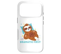I need to be dramatic, but I'll get over it - Lazy Sloth Case for iPhone 17 Pro