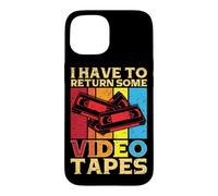 I need to return some videotapes Video cassette Case for iPhone 15