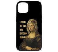 I Need to See the Bitcoin Manager - Funny Karen Mona Lisa’s Case for iPhone 13