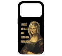 I Need to See the Bitcoin Manager - Funny Karen Mona Lisa’s Case for iPhone 17 Pro