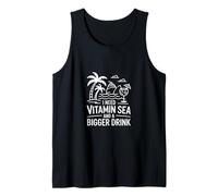 I Need Vitamin Sea and A Bigger Drink Cruise Beach Tank Top