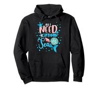 I Need Vitamin Sea Cute Mermaid Beach Hawaiian Vacation Pullover Hoodie