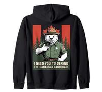 I Need You To Defend The Canadian Landscape Nature Lover Zip Hoodie