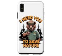 I Need You To Save Nature Forest Protectors Nature Bear Case for iPhone XS Max