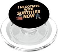 I Negotiate With Subtitles Now - Mom of Teenager PopSockets PopGrip for MagSafe