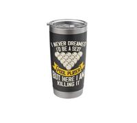 I Never Dreamed I'd Be A Sexy Pool Player But Here I Am Kill Stainless Steel Insulated Tumbler