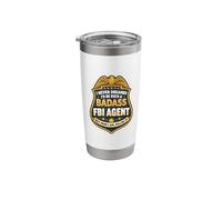 I Never Dreamed I'd Become A Badass FBI Agent But Here I Am Stainless Steel Insulated Tumbler