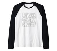 I Never Dreamed That One Day I'd Become An Angry Old Man Raglan Baseball Tee