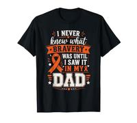 I Never Knew What Bravery was Until My Dad Leukemia T-Shirt
