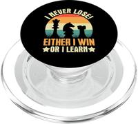 I Never Lose Either I Win Or I Learn PopSockets PopGrip for MagSafe
