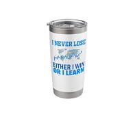 I Never Lose Either Win Or I Learn Trader Stock Market Forex Stainless Steel Insulated Tumbler