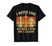 I Never Lose I Either Win Or Learn Motivation Quote T-Shirt